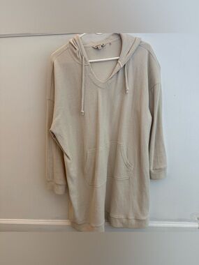 Toad&Co Byrne hooded dress sz L